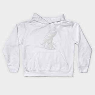 American Eagle 1921 (Silver Dollar) - Silver Kids Hoodie